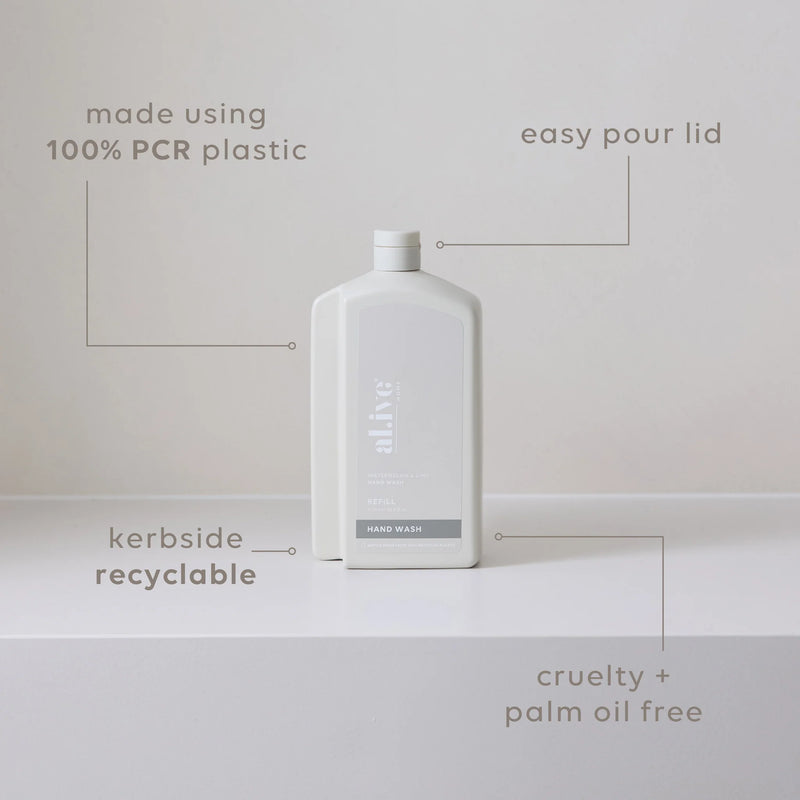 al.ive Home | 1LT Handwash Refill - Watermelon & Lime