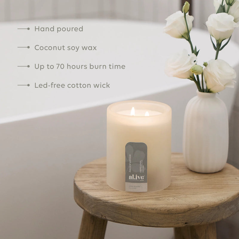 Al.ive Home Soy Candle | Ivory Bloom
