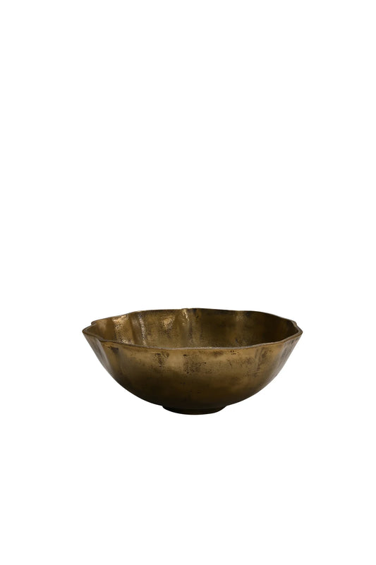 Ankara Gilded Poppy Bowl | Vintage Brass