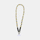 Nara Flowers Phone Chain | Black - Long