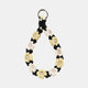 Nara Flowers Phone Chain | Black - Short