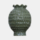 Arden Textured Ceramic Vase | Green