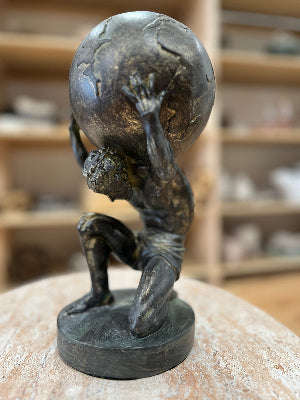 Atlas Holding The World Decor