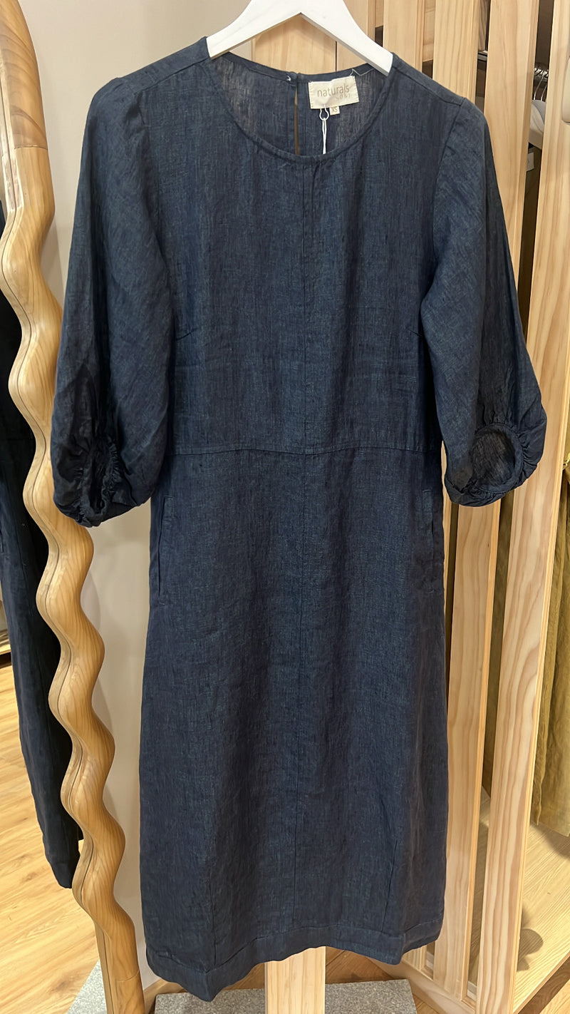 Naturals Linen Dress | Poseidon