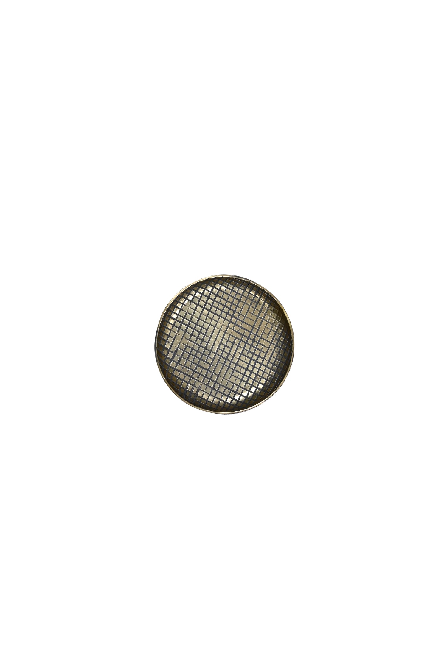 Ankara Round Tray | Brass