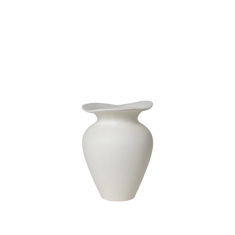 Broste Florentina Vase - Off White