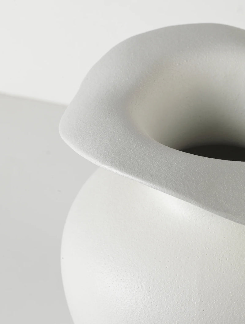 Broste Florentina Vase - Off White