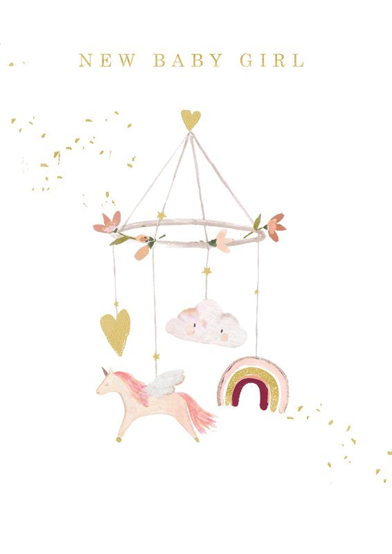 Baby Girl Mobile Card |Hammond Gower