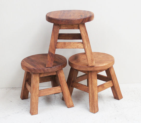 Barron Import Teak Mini Stool 
