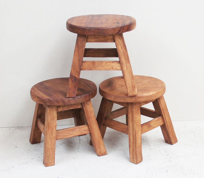 Barron Import Teak Mini Stool 