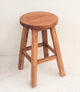 Teak Wooden Round Tall Stool 
