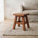 Teak Wooden Square Stool Medium 