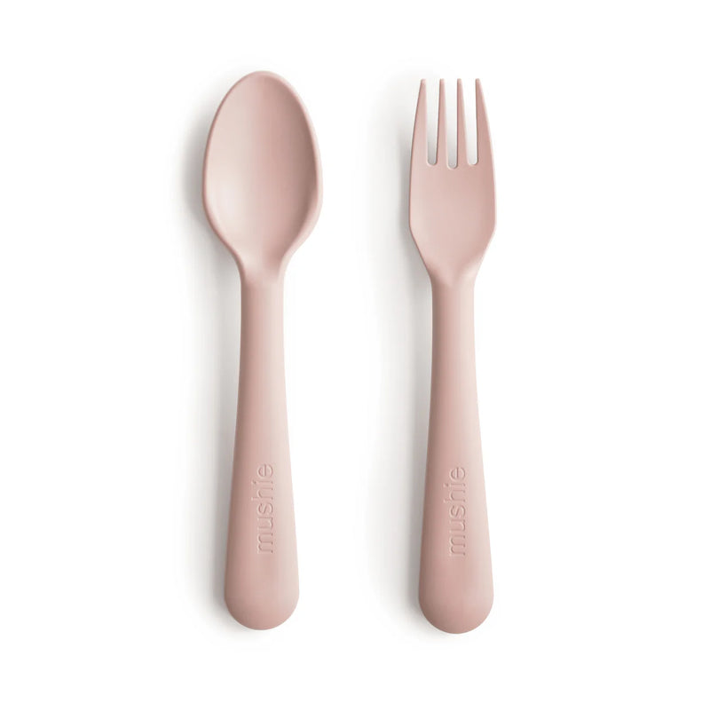 Mushie | Fork & Spoon Set