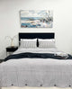 Brayden Duvet Cover King | Grey Stripe