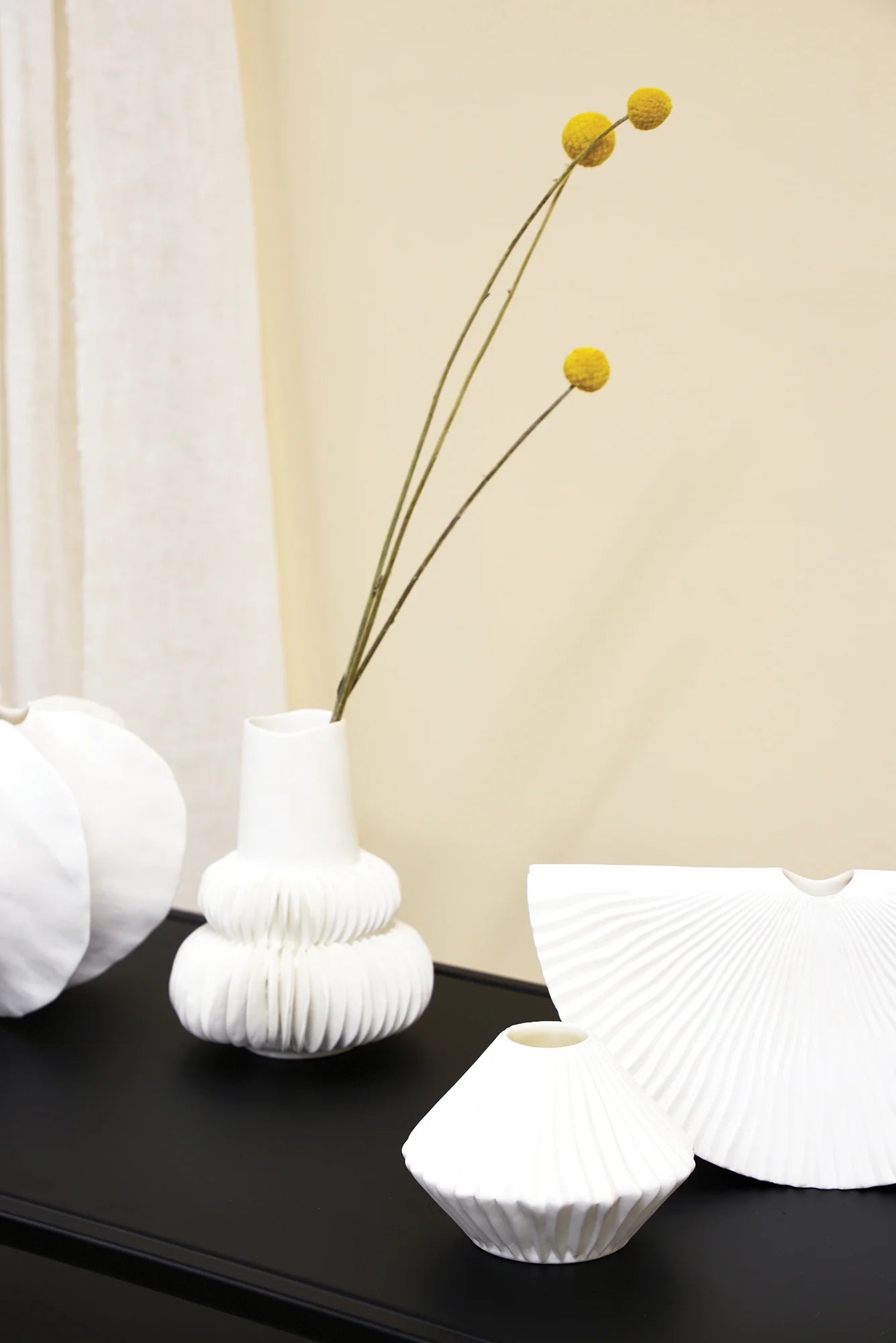 Pleated Folded Swing Vase