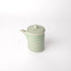 Naibu | Celadon Ribbed Soy Pot - Green