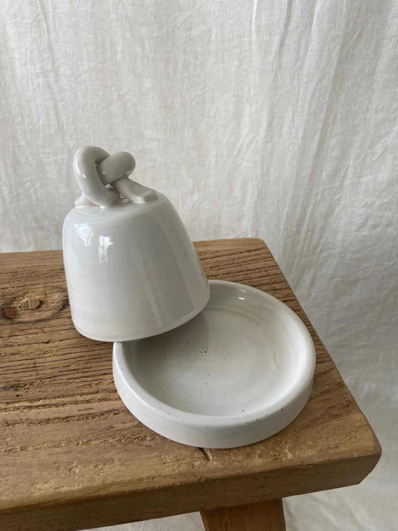 Magnolia Lane Ceramics | Butter Dish - Knot