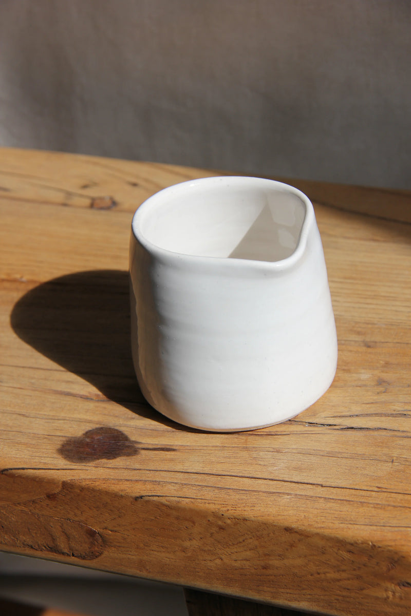 Magnolia Lane Ceramics | Classic White milk Jug