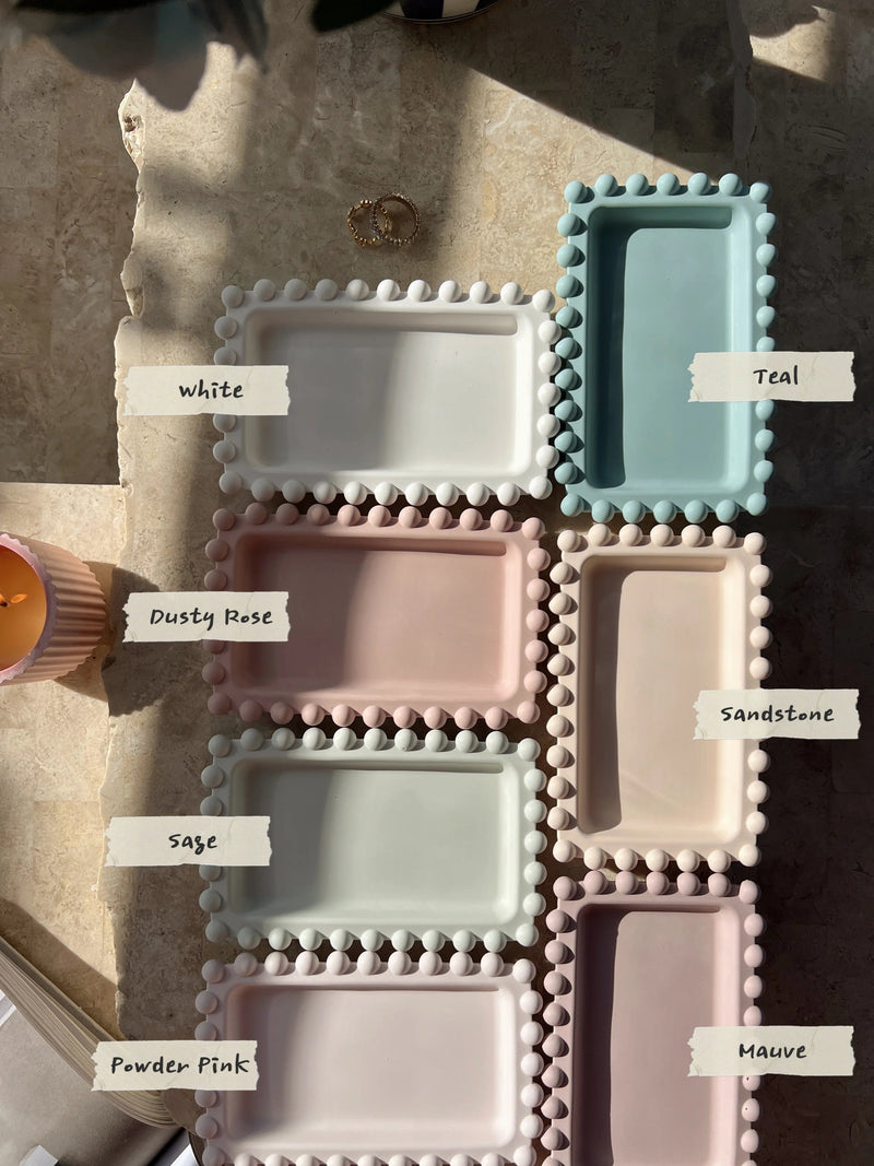 Flower Trinket Dish | Sandstone