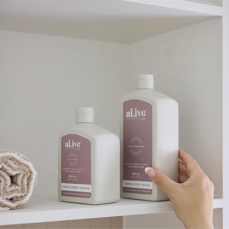 al.ive Body | Wash Refill 1ltr - Raspberry Blossom & Juniper