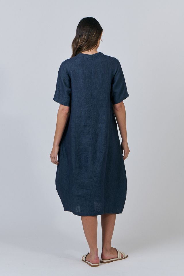 Naturals Linen Dress | Poseidon
