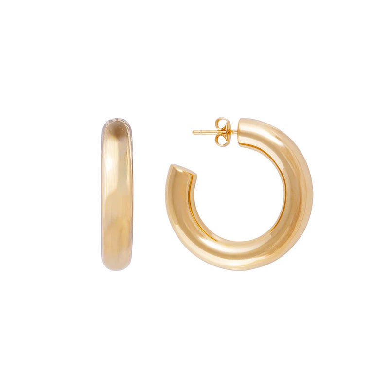 Fairley | Bold Gold Maxi Hoops