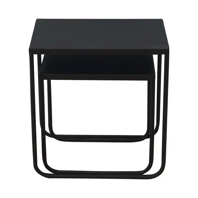 Dallas Side Table Nest | Black