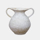 Eiryn Handled Ceramic Vase | Soft Ivory