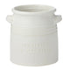 Elemental Ceramic Utensil Jar in White