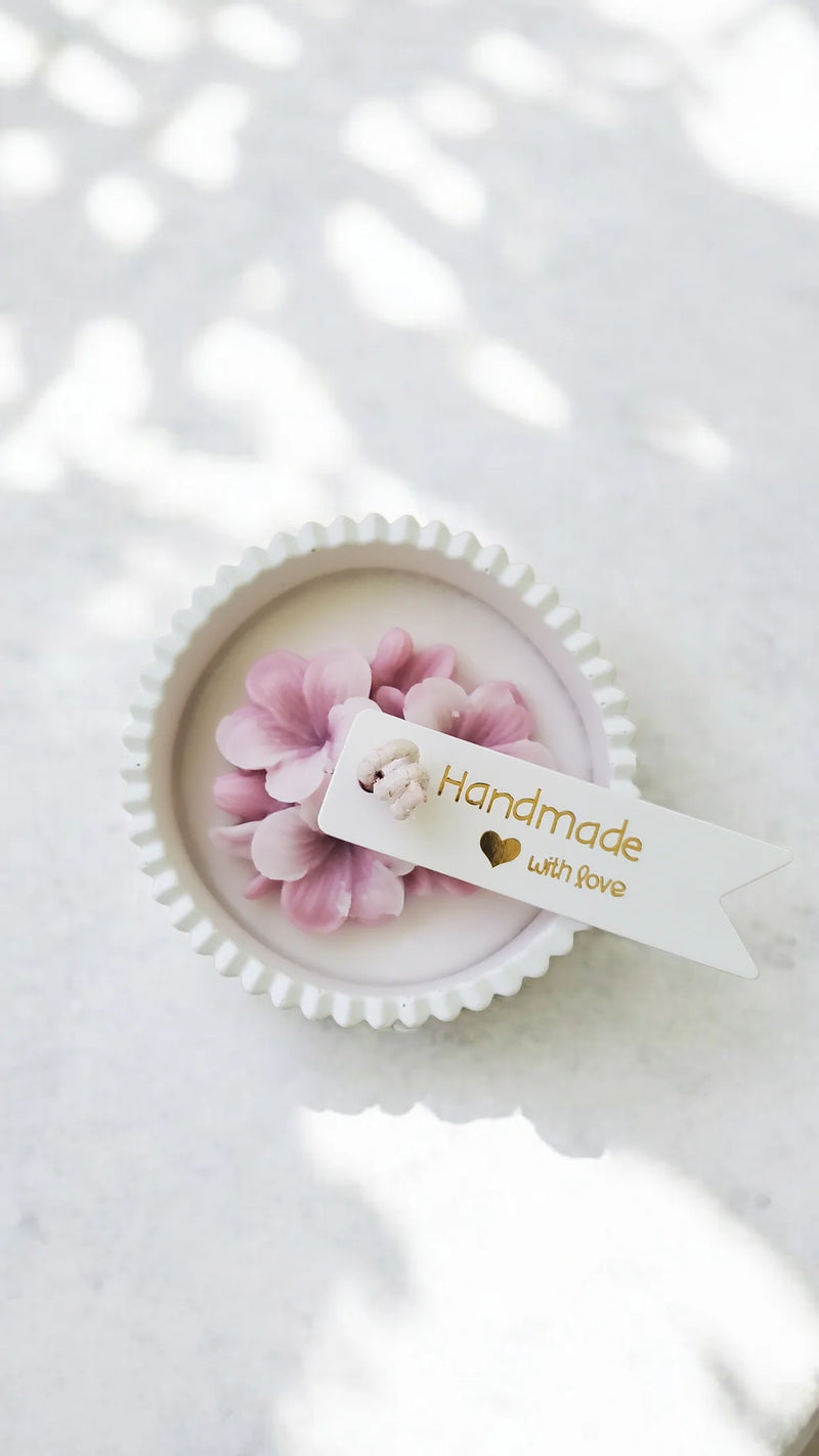 Everlucent Petal+Pop Sandstone Soy Candle Valentine Limited Edition Champagne+Roses