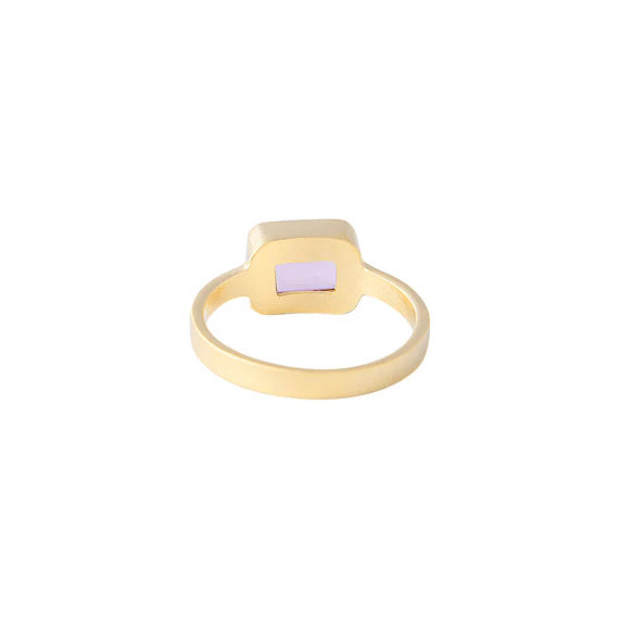 Fairley | Rose Quartz Deco Ring
