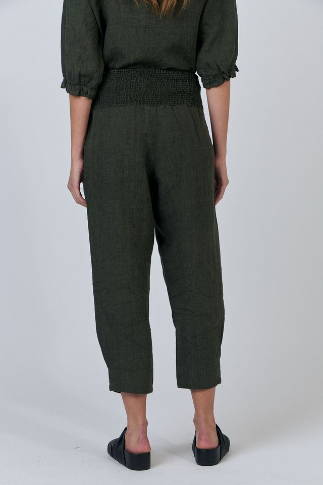Naturals Linen Pant | Licorice