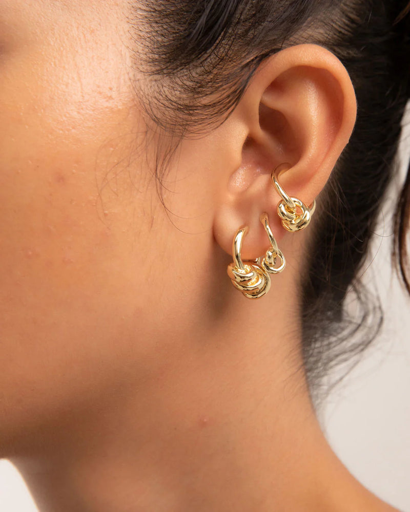 F + H Studios | Double Knot Hoops