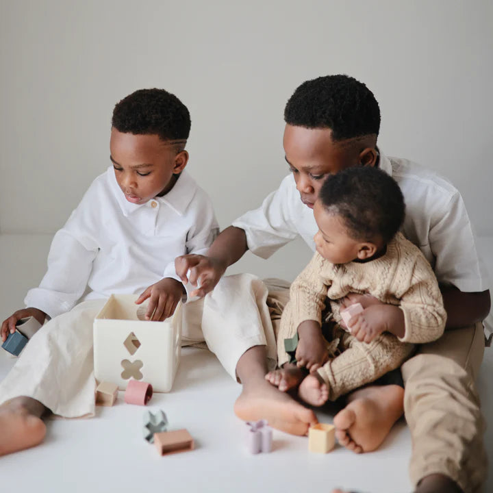 Mushie | Shape Sorting  Box