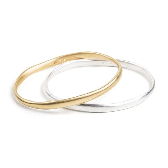Fairley | Brushed Silver Bangle