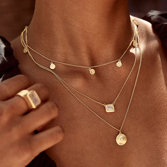 Fairley | Cleo Disc Necklace
