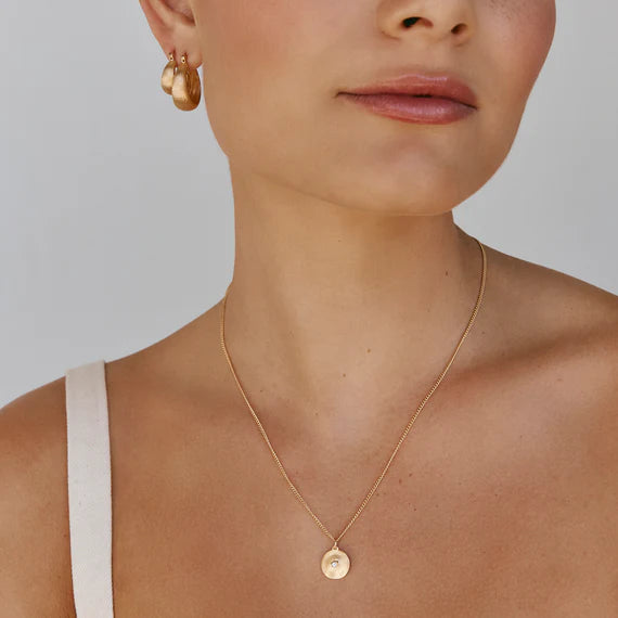 Fairley | Cleo Disc Necklace