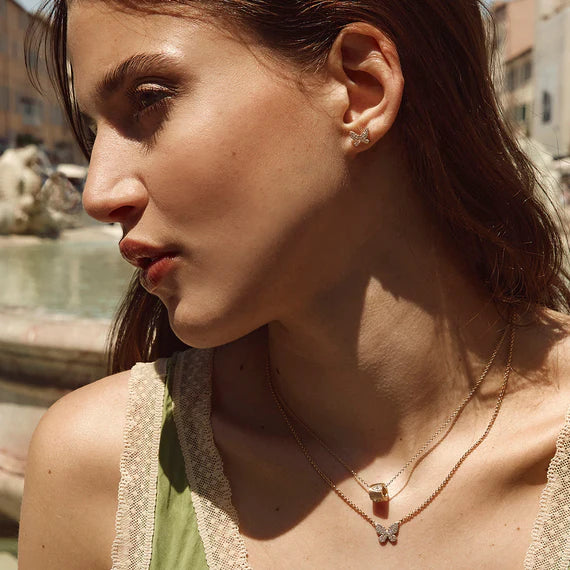 Fairley | Butterfly Pave Studs