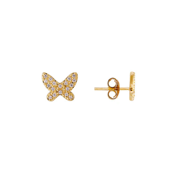 Fairley | Butterfly Pave Studs