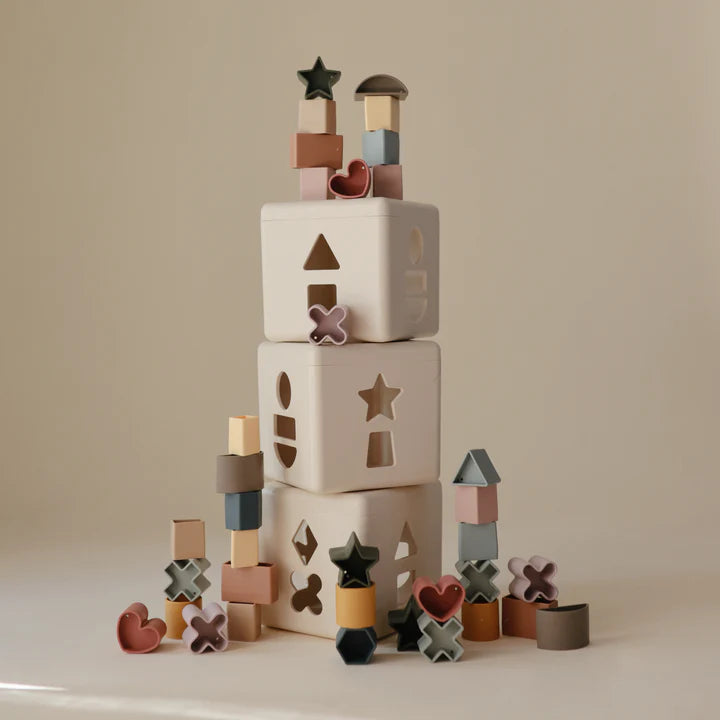 Mushie | Shape Sorting  Box