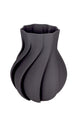 Janey 3D Ceramic Vase | Grey -Small