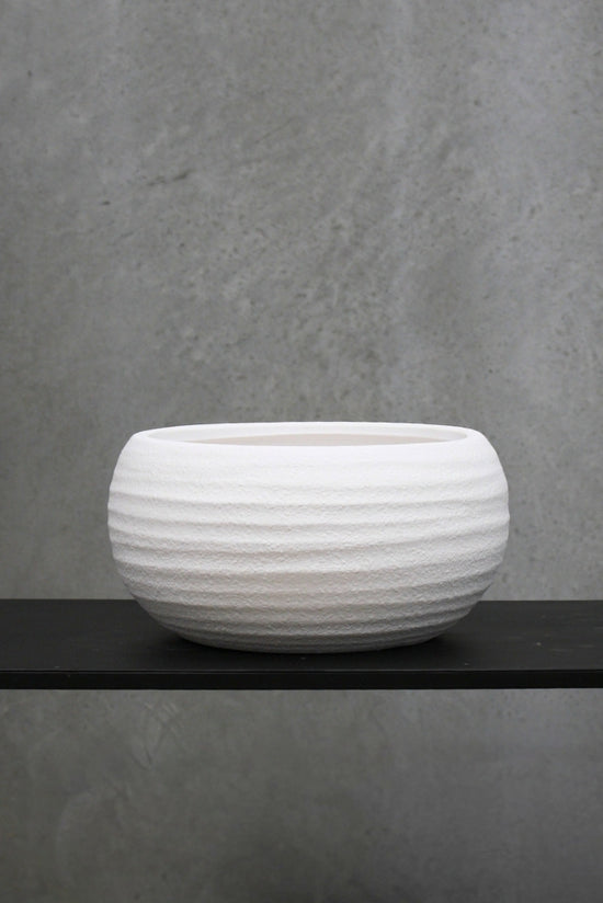 Flower Systems Kianna White Planter Bowl