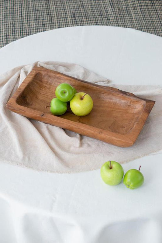 Resort Teak Rectangle Wooden Tray