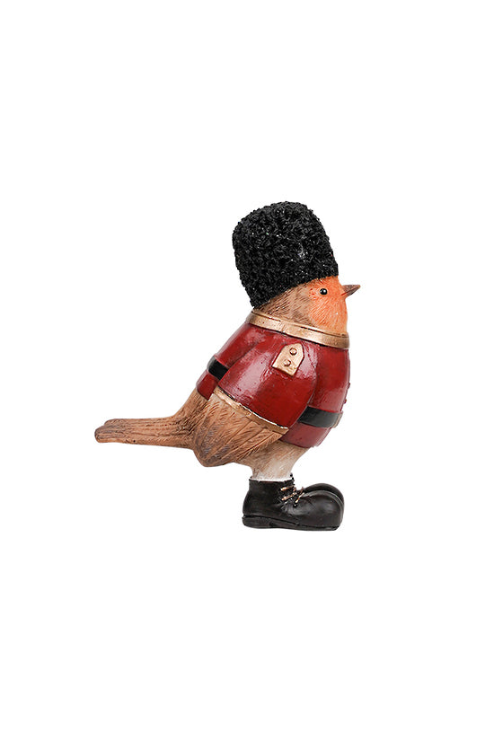 The Guard Bird Poly Resin Red 