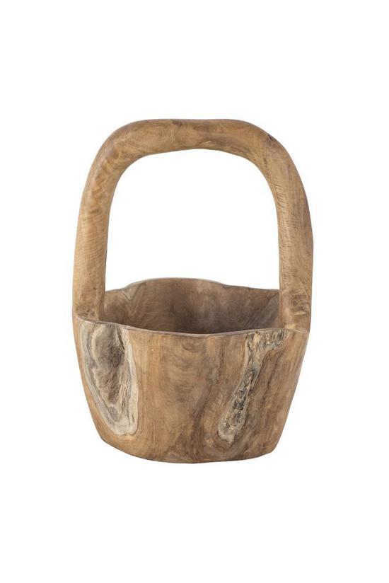 Flowers Systems Teak Resort Planter Bowl 