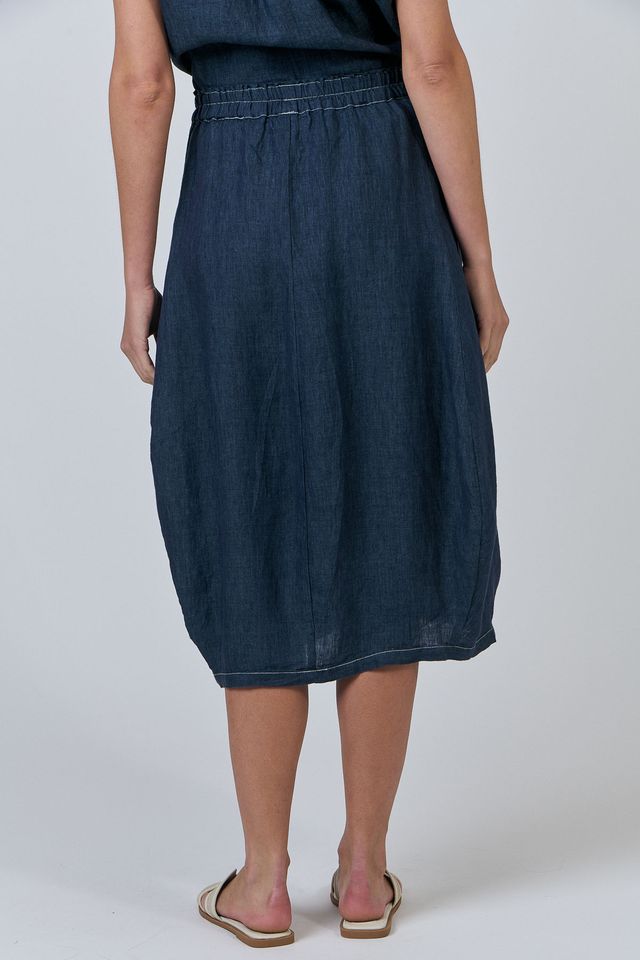 Naturals Linen Skirt | Poseidon