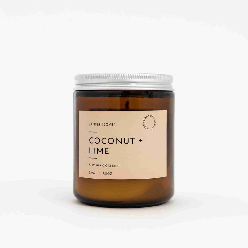 Glo Soy Wax Candle | Coconut + Lime - 7.5oz