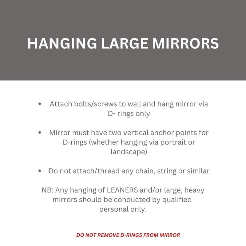 Wooden Round Mirror