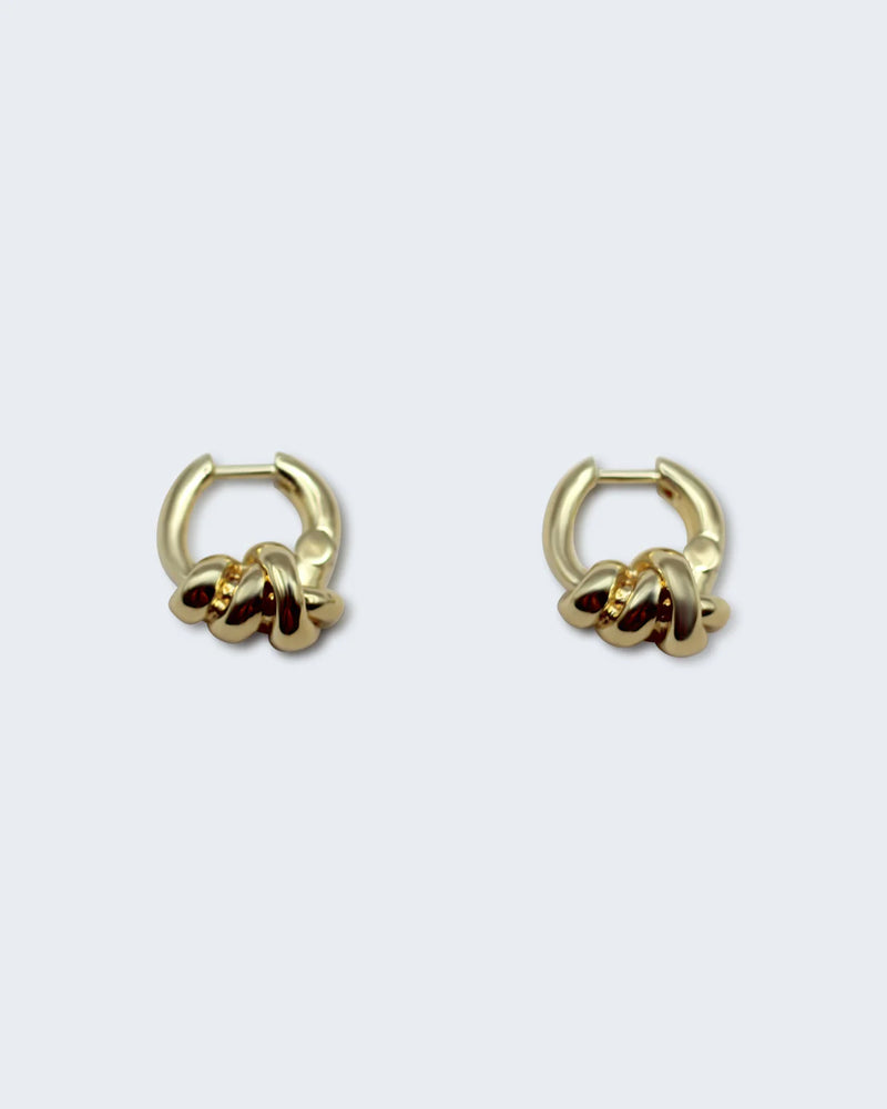 F + H Studios | Double Knot Hoops