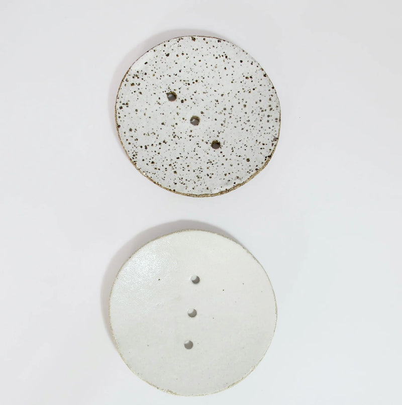 Ceramic Soap Dish | White Glaze